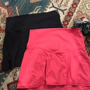 2 Maternity tennis skirts.